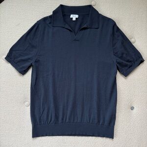 Men’s Reiss Wool Short Sleeve Polo